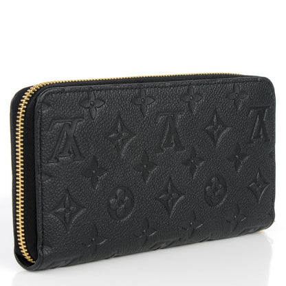 Louis Vuitton Empreinte Zippy Wallet Black 3 of 8