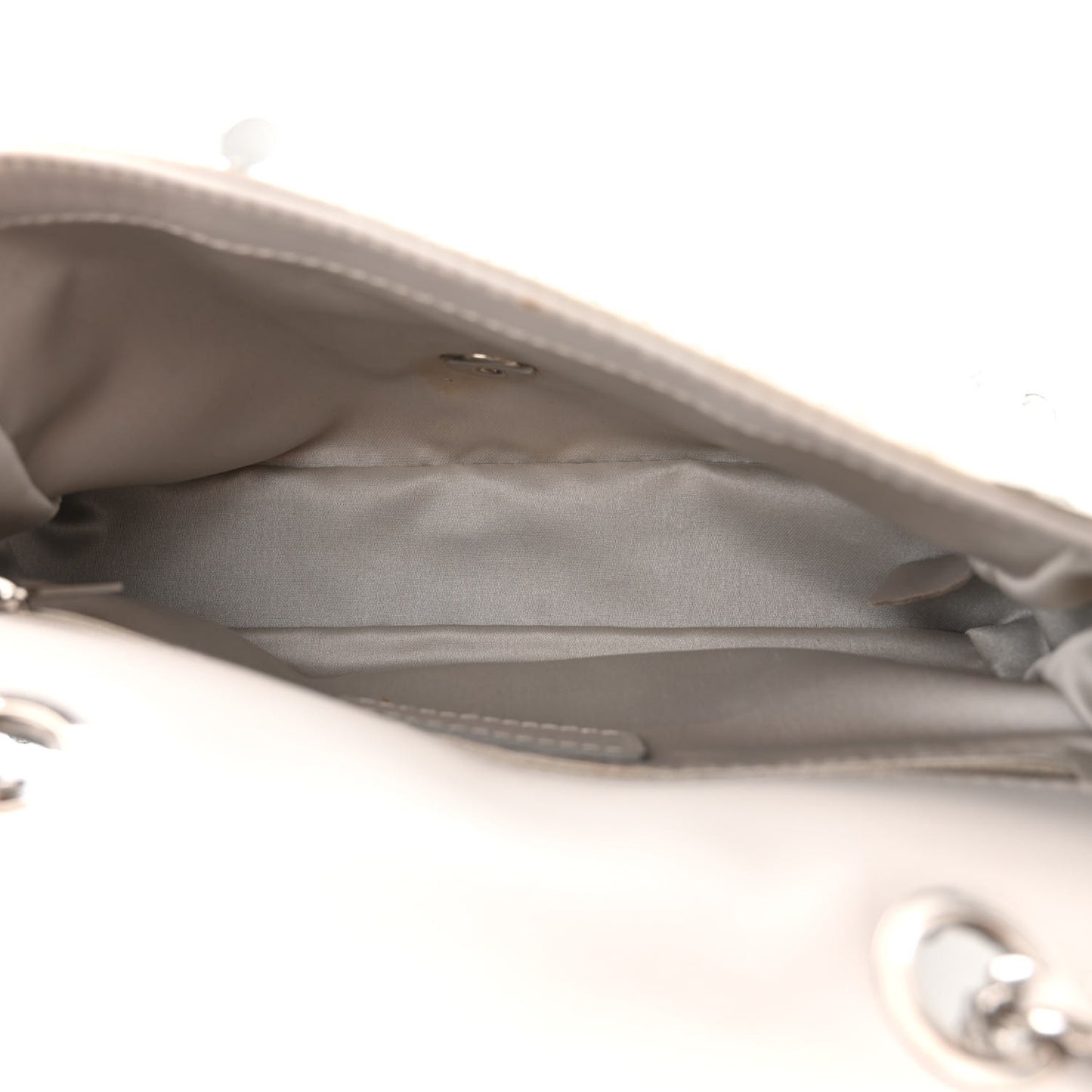 Sequin Paillette Small Flap Grey