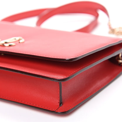 Jimmy Choo Calfskin Palace Wallet On Chain Royal Red 7 of 8