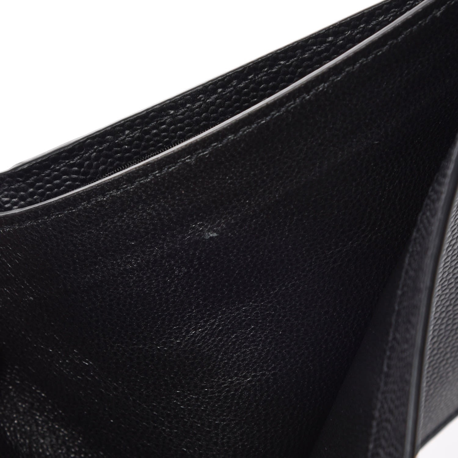 Saint Laurent Grain De Poudre Paris East West Wallet Black 7 of 10