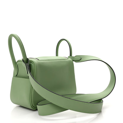 Hermes Swift Mini Lindy 20 Vert Criquet 3 of 9