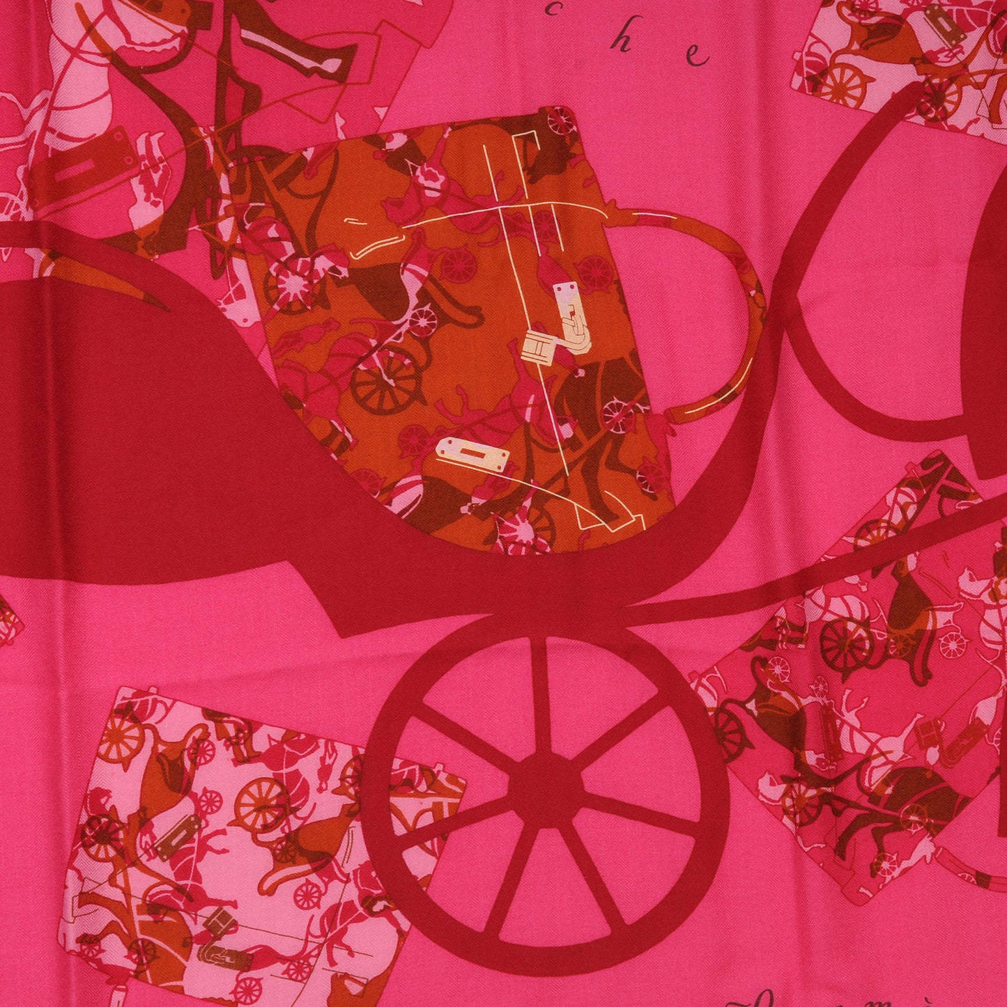 Cashmere Silk Kelly en Caleche Shawl GM 140