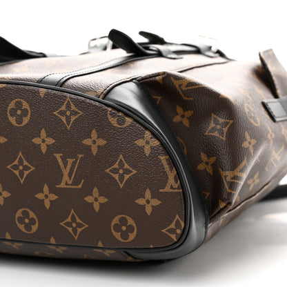 Louis Vuitton Monogram Macassar Christopher MM Backpack 9 of 10
