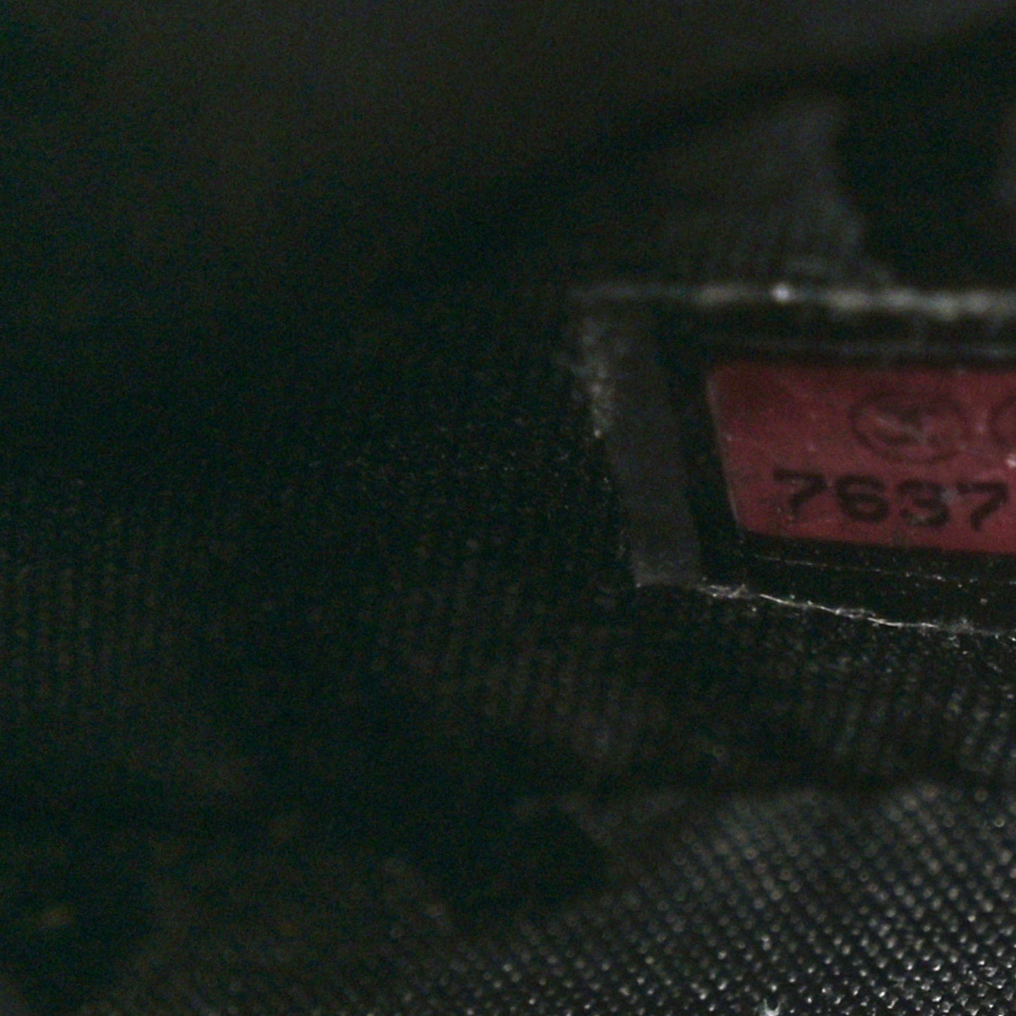Calfskin Contrast Stitch Surpique Bowler Black