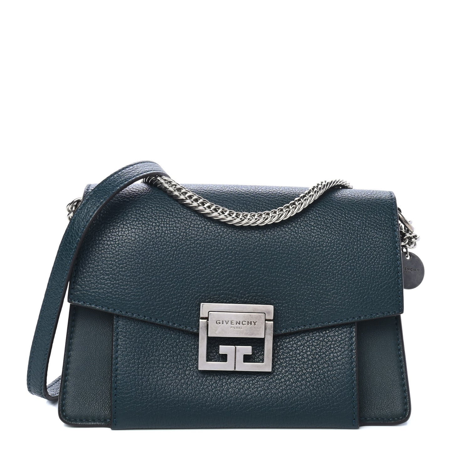Goatskin Small GV3 Shoulder Bag Prussian Blue