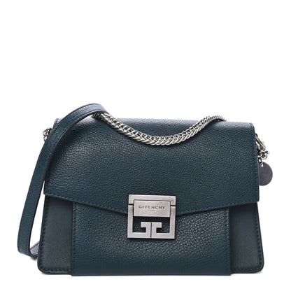 Givenchy Goatskin Small GV3 Shoulder Bag Prussian Blue 1 of 4