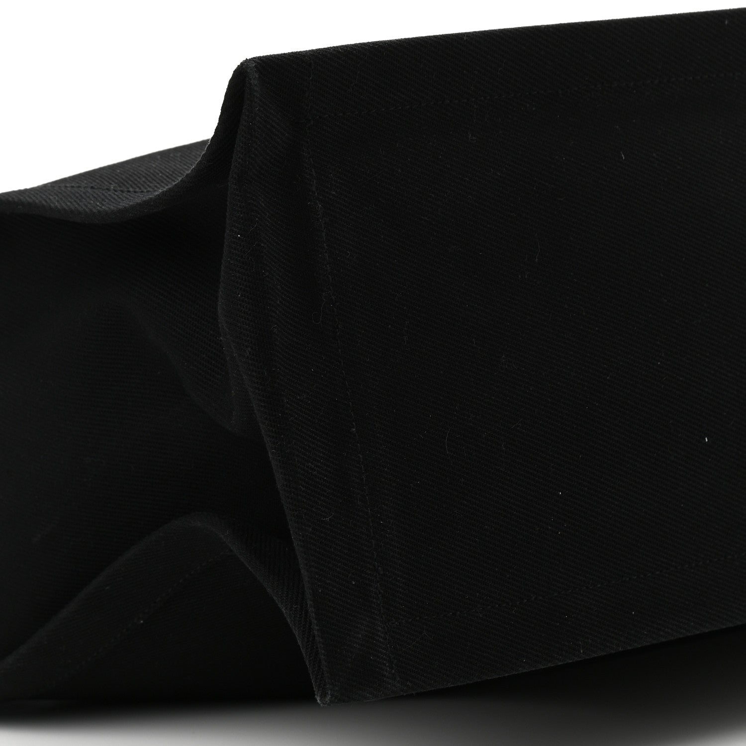 Saint Laurent Linen Calfskin Rive Gauche Tote Black 9 of 10