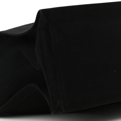 Saint Laurent Linen Calfskin Rive Gauche Tote Black 9 of 10