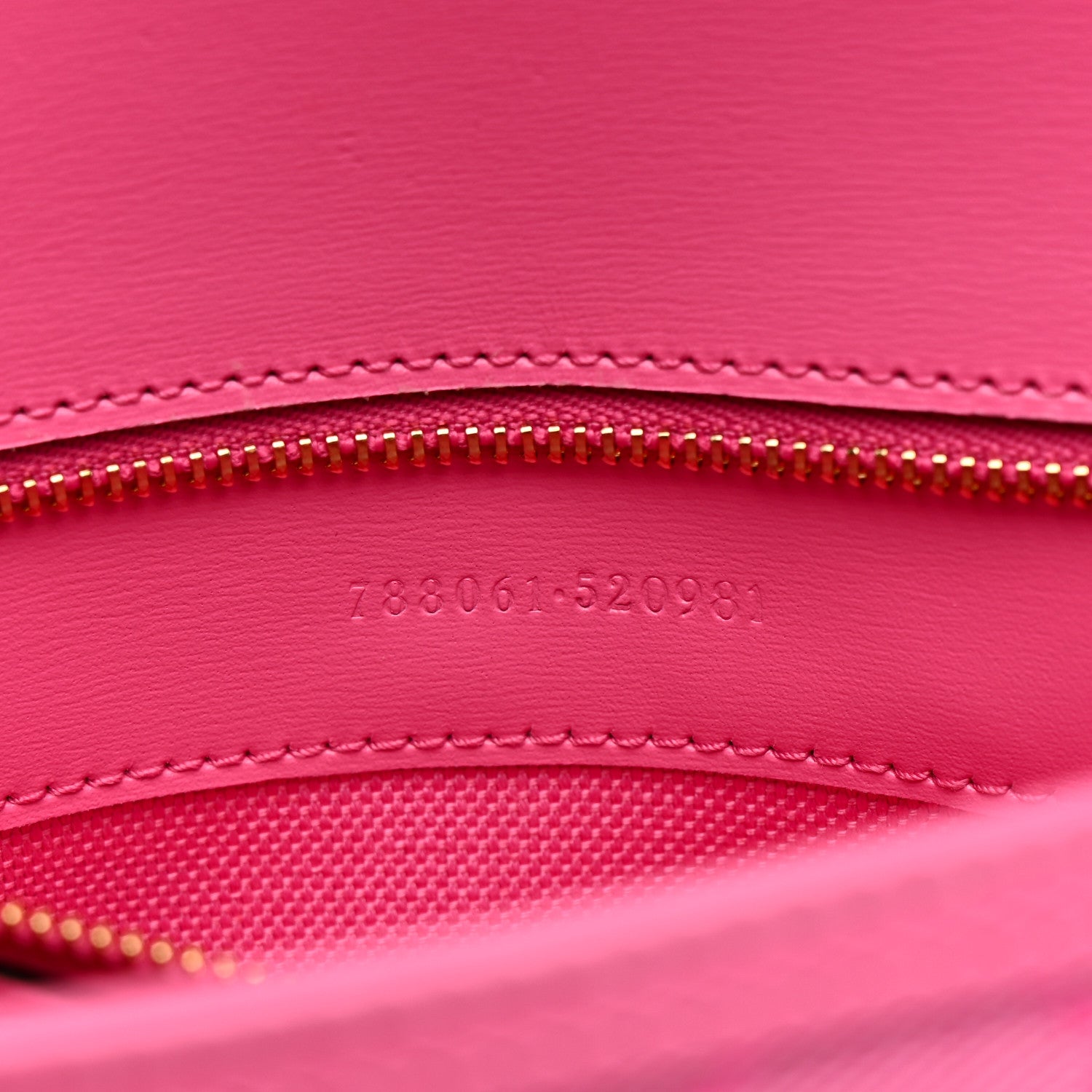 Gucci GG Monogram Textured Dollar Calfskin Small Luce Shoulder Bag Pink 13 of 19