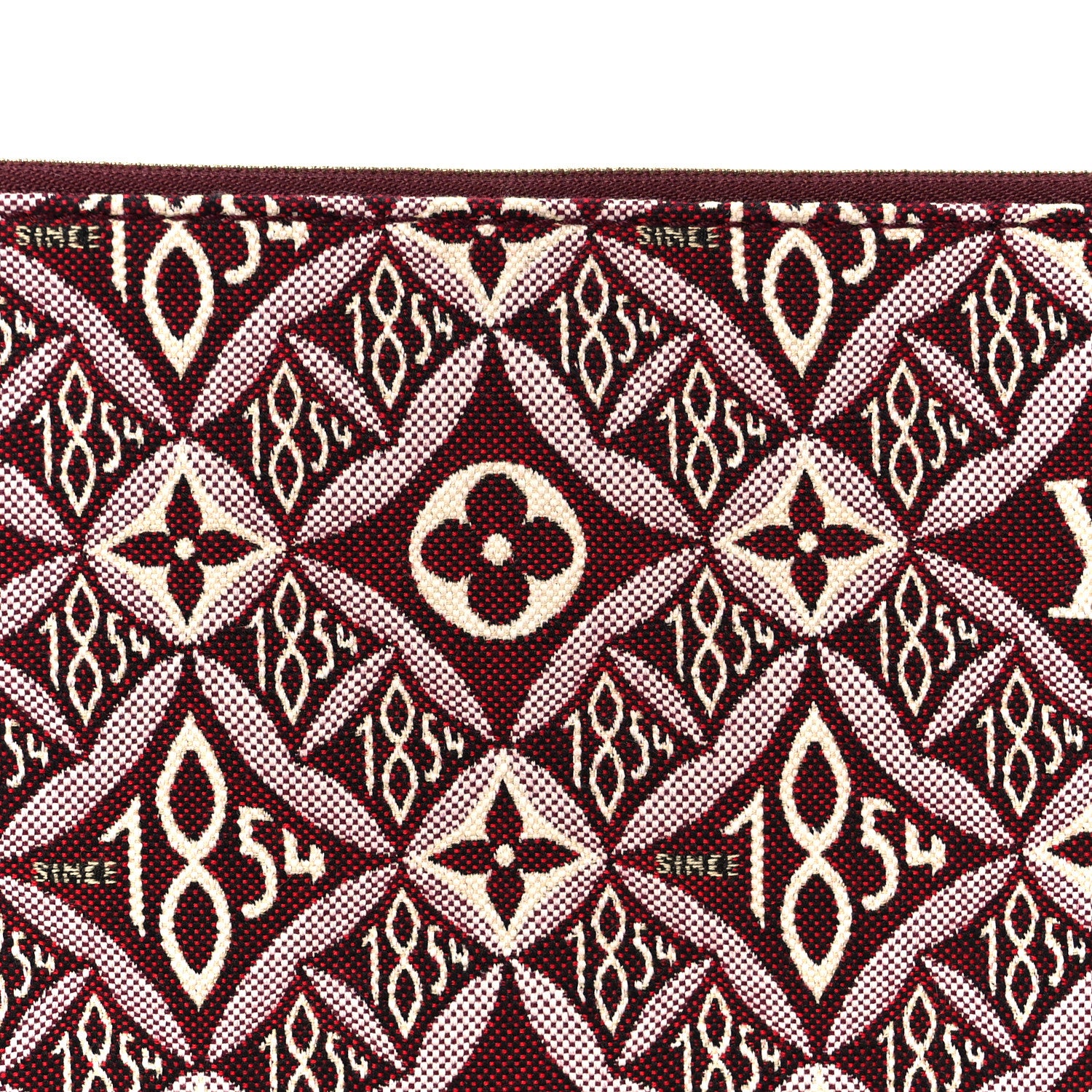 Louis Vuitton Jacquard Since 1854 Neverfull MM GM Pochette Bordeaux 8 of 8