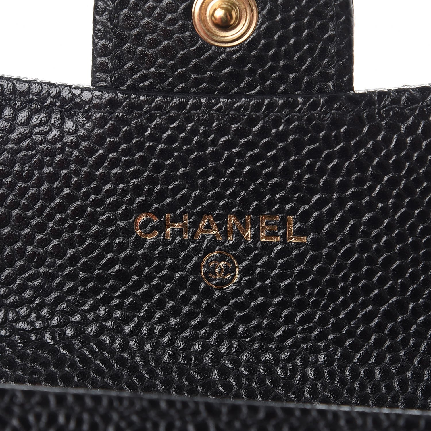 Chanel Caviar Quilted Flap Card Holder Black 6 of 9