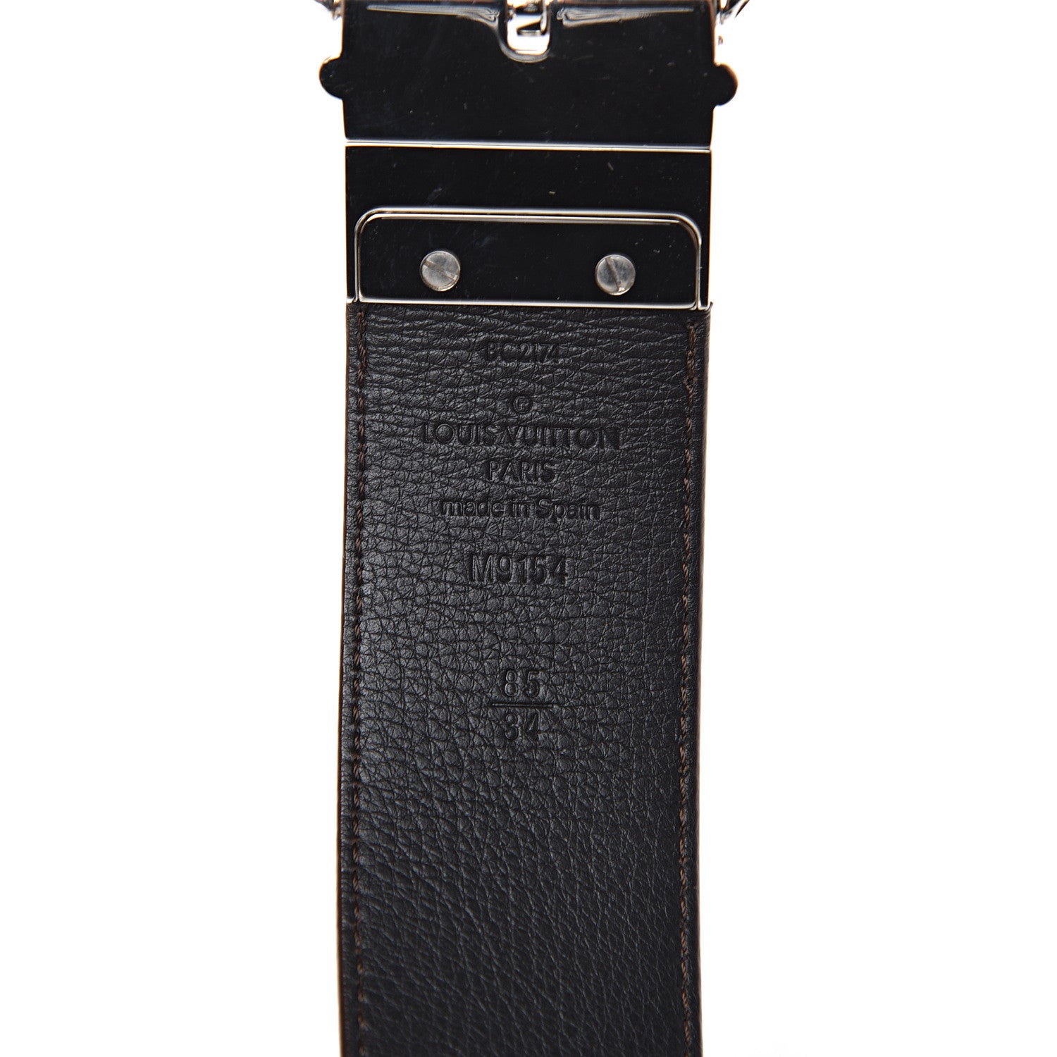 Louis Vuitton Damier Ebene Belt 85 34 3 of 7