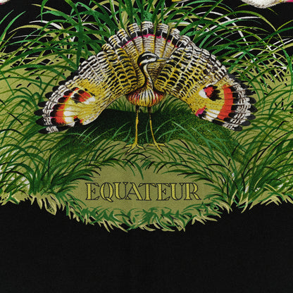 Hermes Silk Equateur Scarf 90 Black Vert Bleu 4 of 6