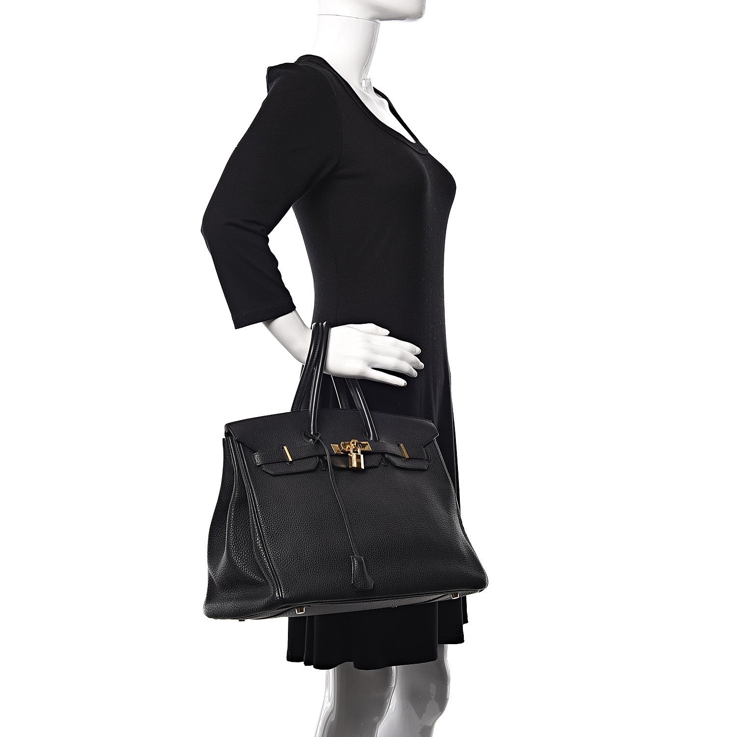 Hermes Togo Birkin 35 Black 2 of 32