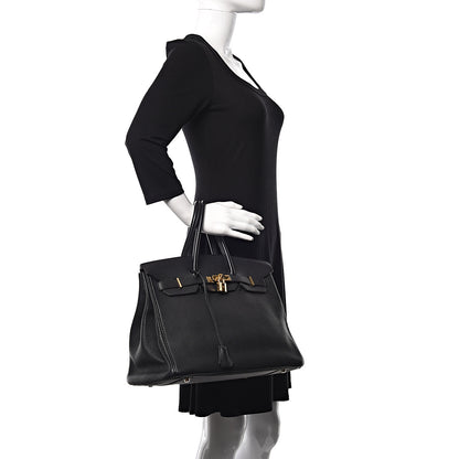 Hermes Togo Birkin 35 Black 2 of 32
