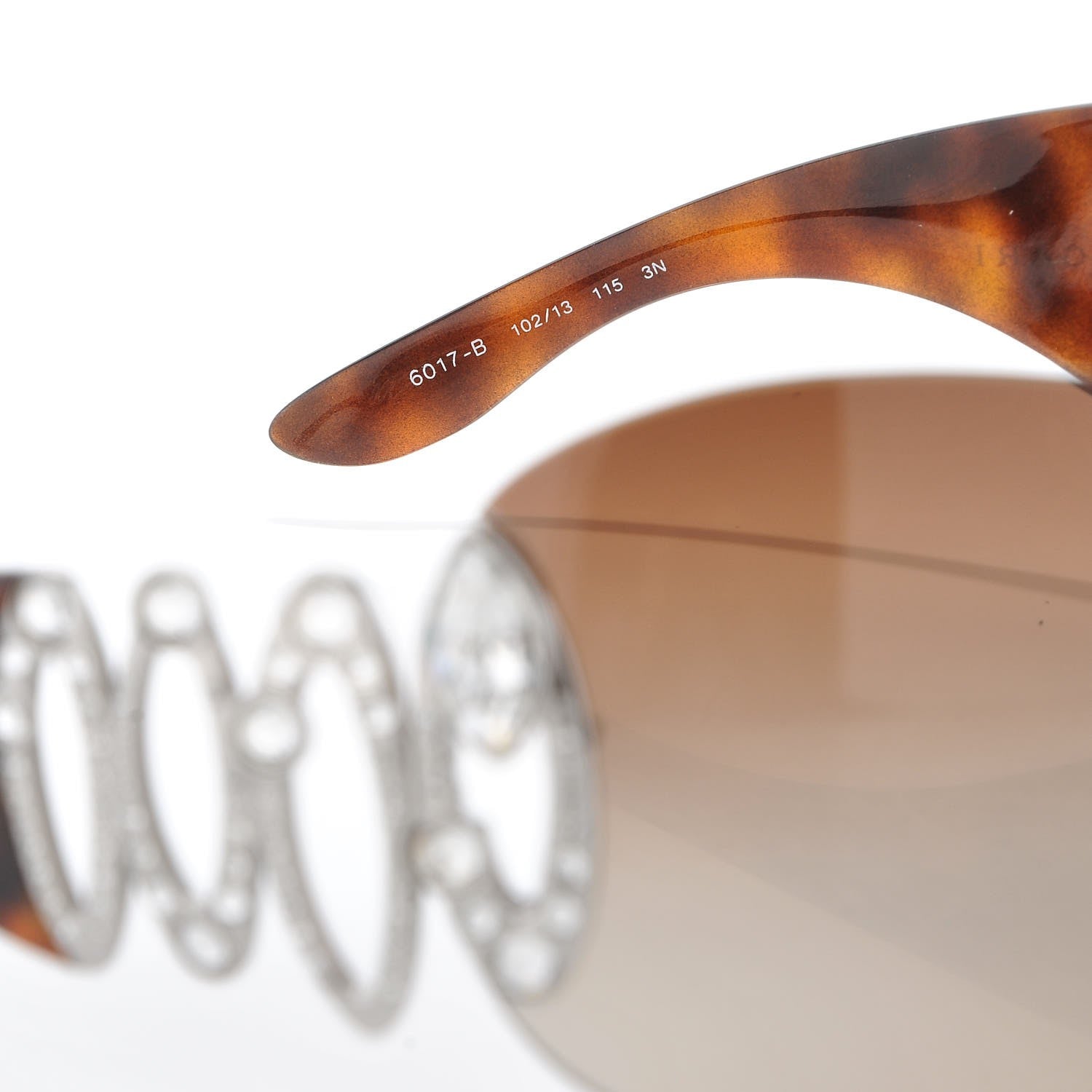 Bulgari BVLGARI Crystal Sunglasses 6017-B Tortoise 5 of 7