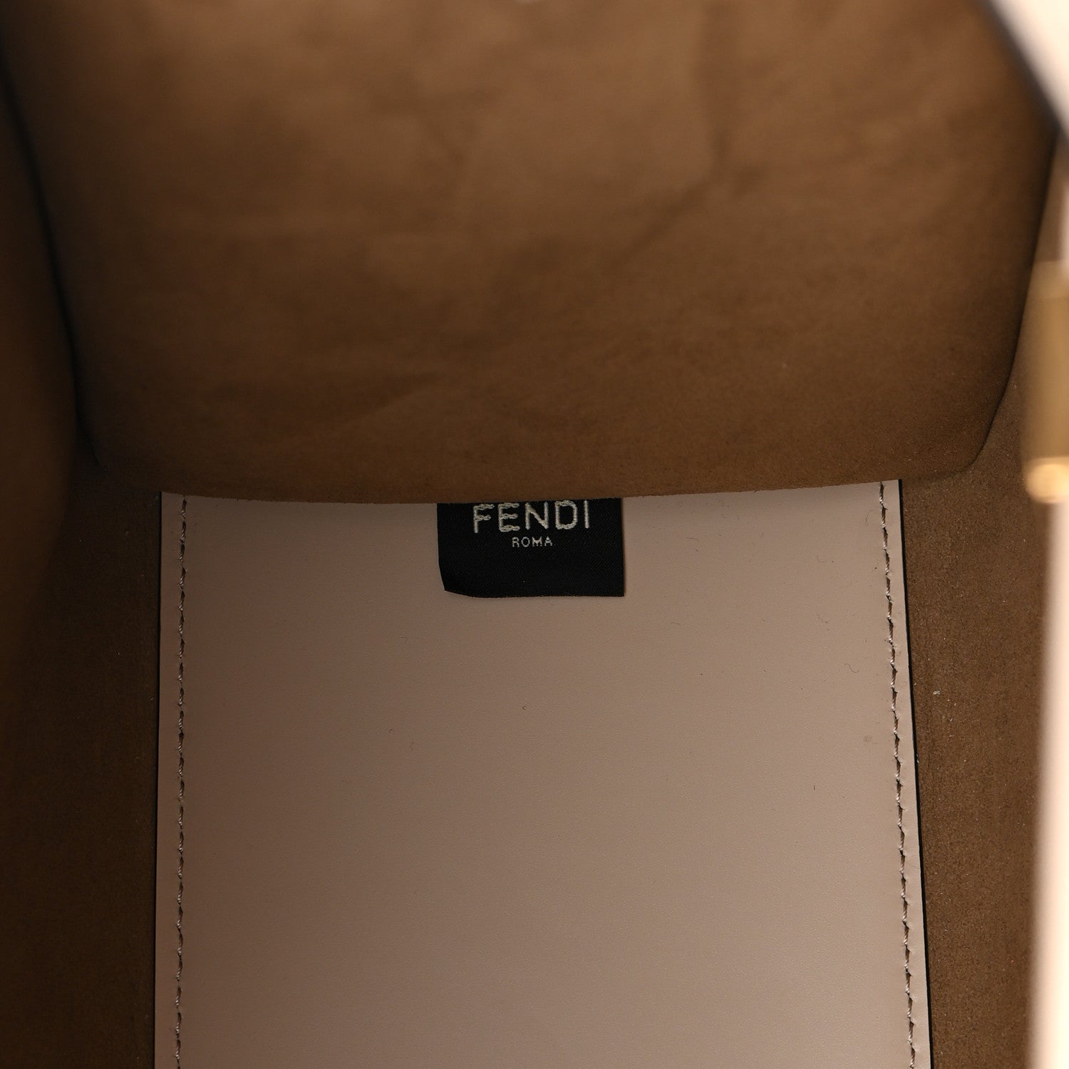 Fendi Vitello King Plexiglass Elaphe Python Print Logo Medium Fendi Sunshine Shopper Tote Nuvola Daisy Roccia 7 of 10