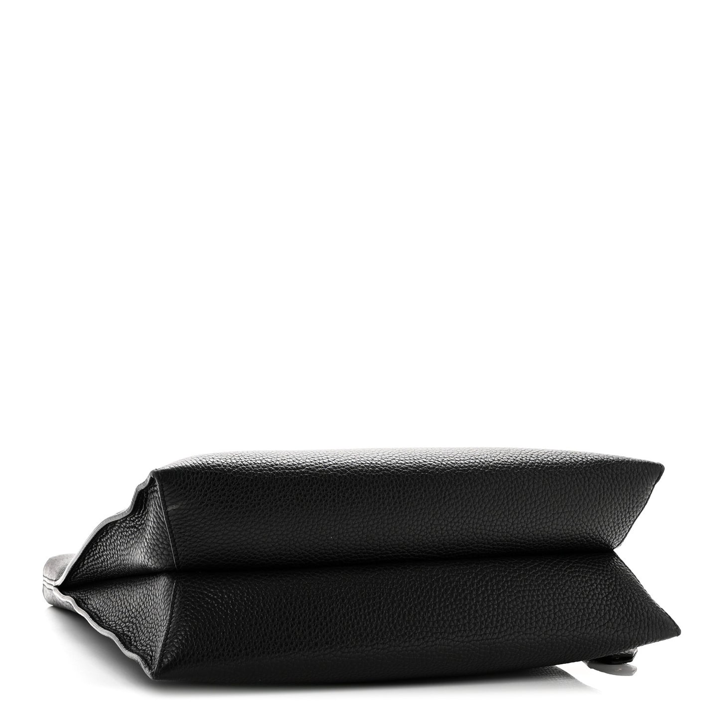 Pebbled Calfskin Small Alix Padlock Zip Hobo Bag Black