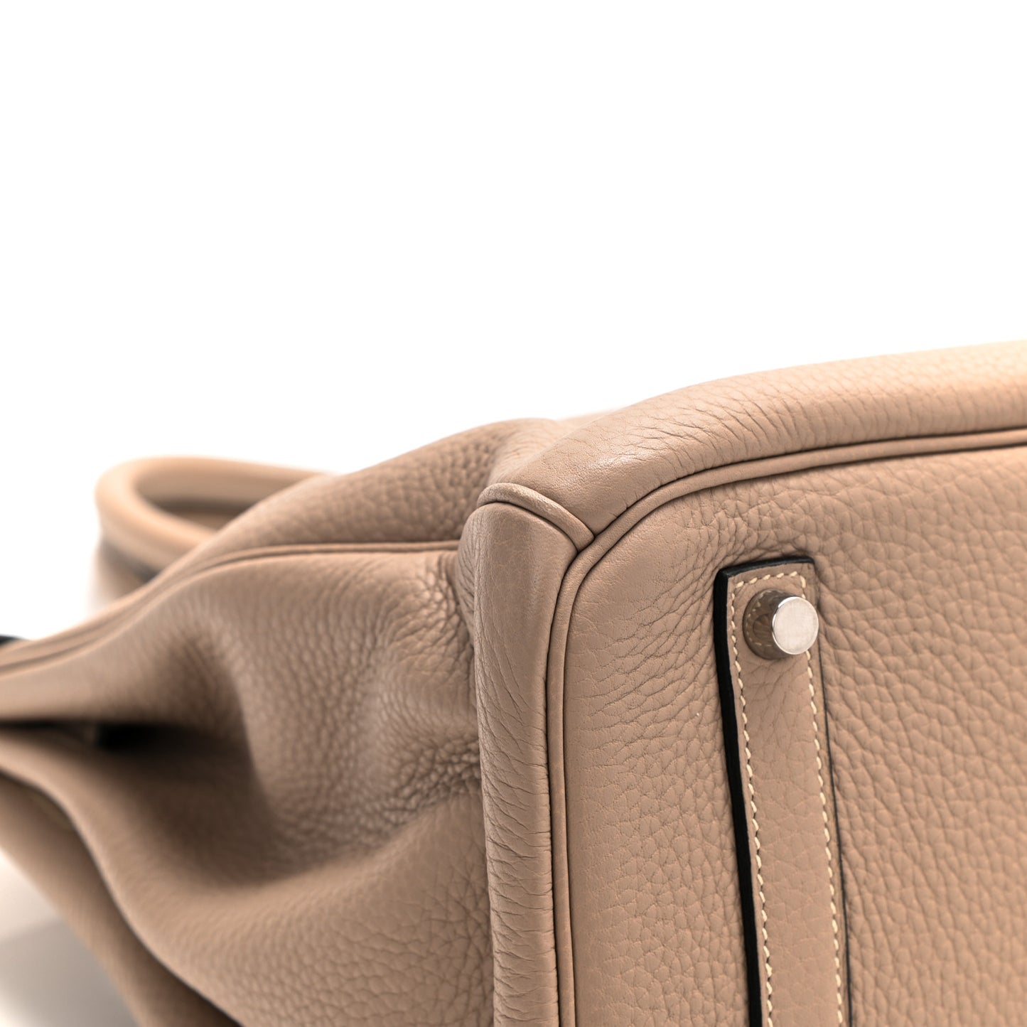 Taurillon Clemence Birkin 35 Gris Tourterelle