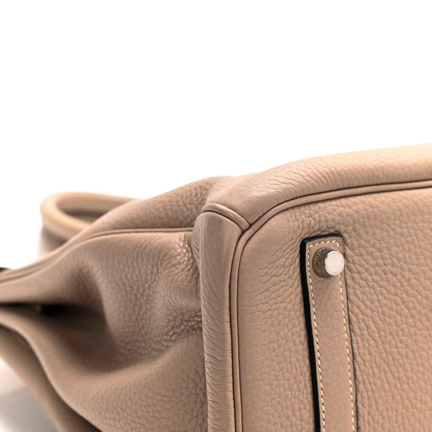 Hermes Taurillon Clemence Birkin 35 Gris Tourterelle 15 of 15
