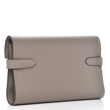 Hermes Epsom Medium Kelly Wallet Gris Asphalte 3 of 7