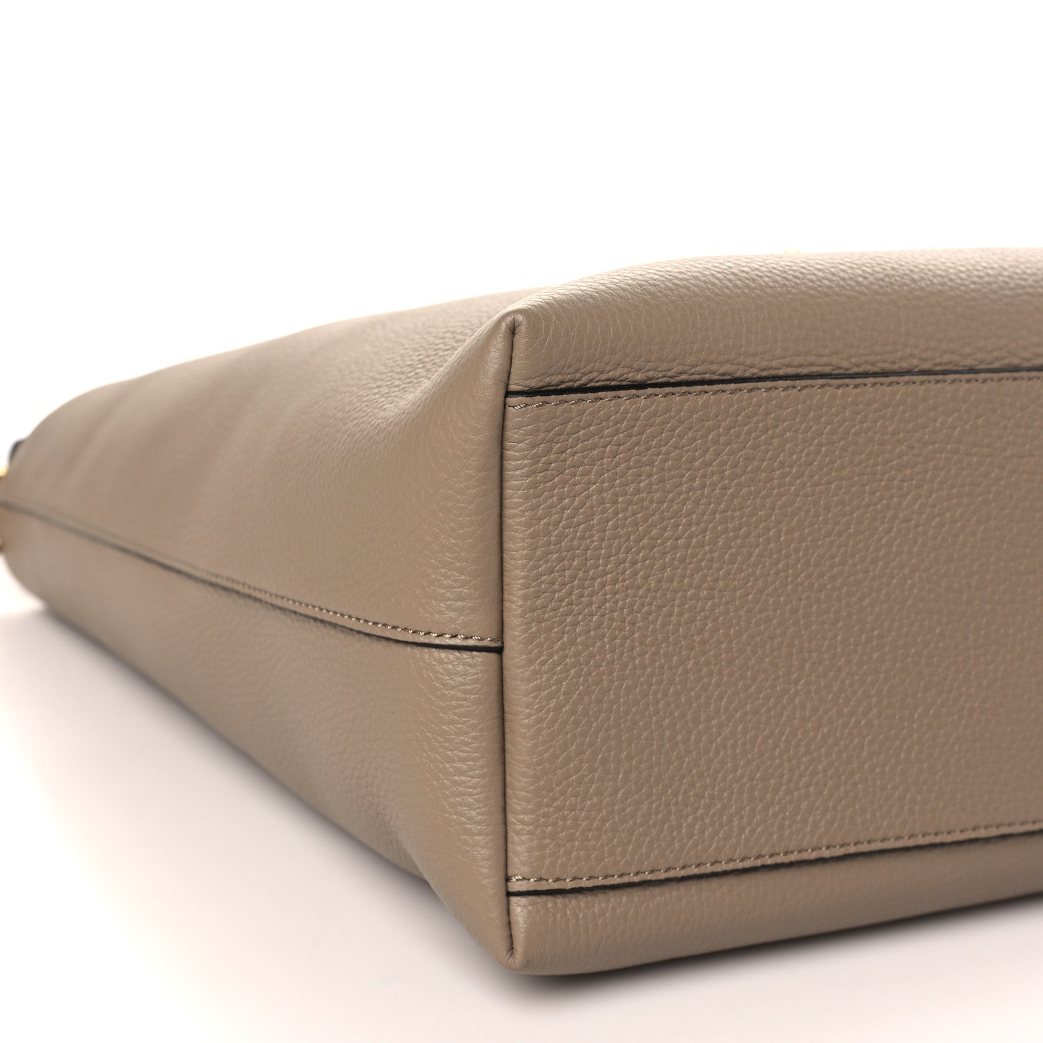 Versace Grained Calfskin Medusa Tote Beige 8 of 9