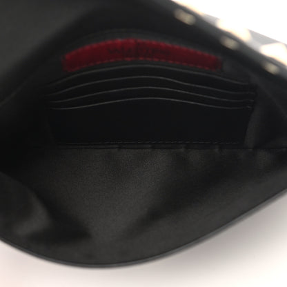 Valentino Garavani Vitello Medium Rockstud Envelope Flat Wristlet Pouch Black 4 of 5