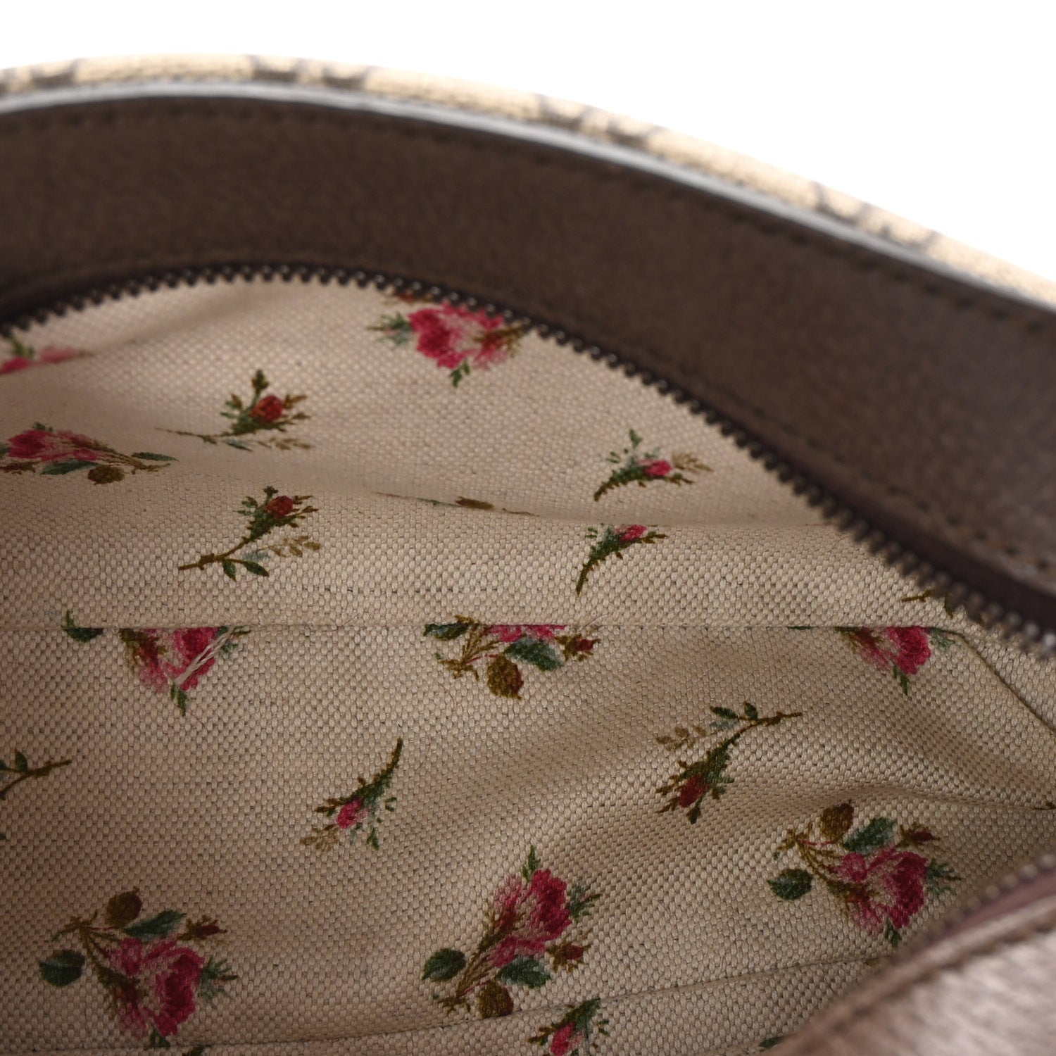 Gucci GG Supreme Monogram Web Neo Vintage Shoulder Bag Beige New Acero Crop 5 of 10