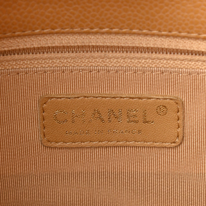 Chanel Caviar Quilted Petit Shopping Tote PST Beige 6 of 9