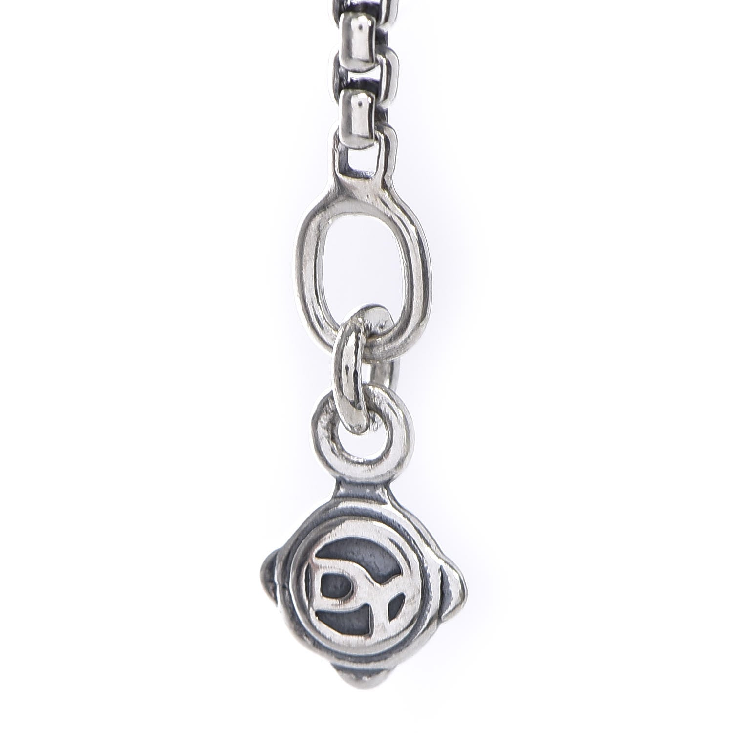 David Yurman Sterling Silver Diamond Prasiolite 7mm Petite Albion Pendant Necklace 7 of 7