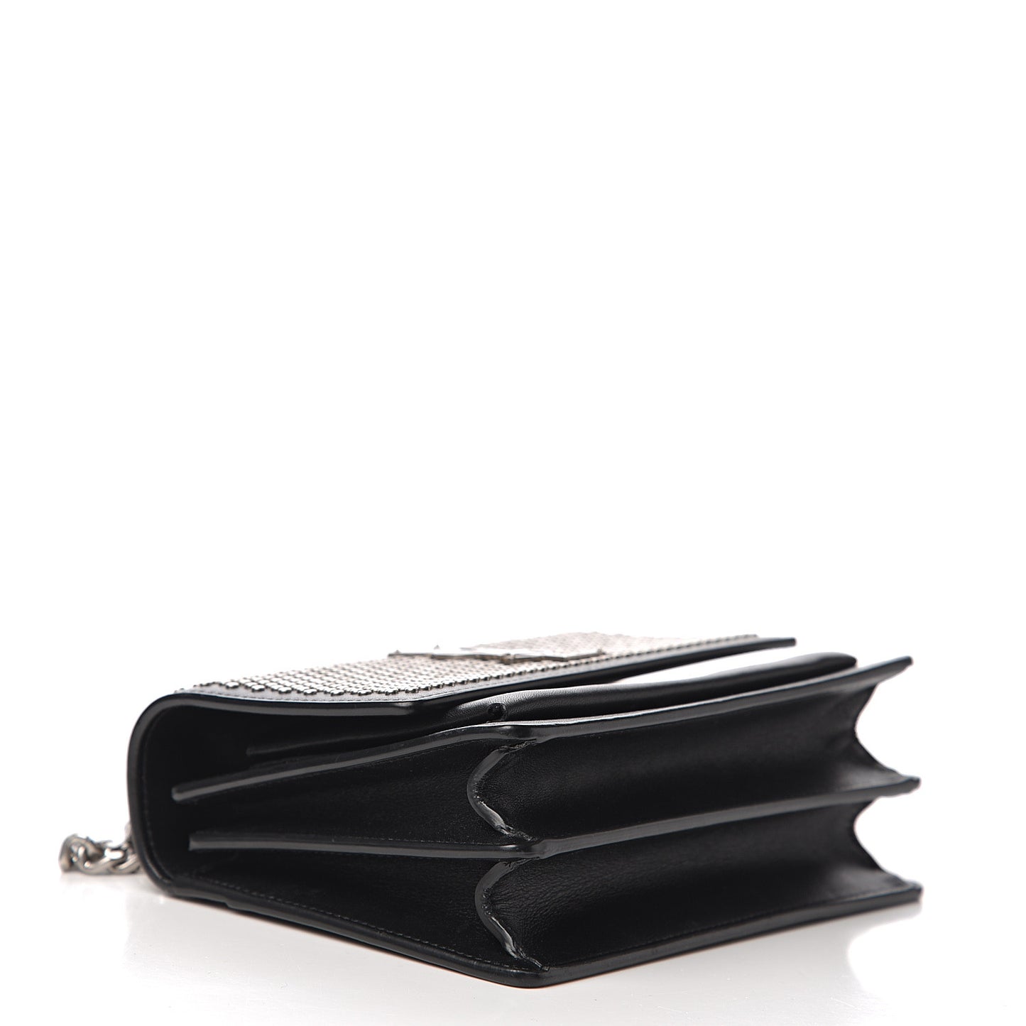 Calfskin Studded Small Monogram Sunset Black