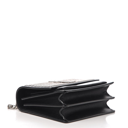 Saint Laurent Calfskin Studded Small Monogram Sunset Black 3 of 12