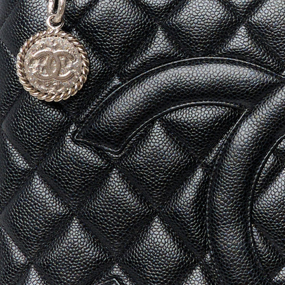 Chanel Caviar Quilted Medallion Tote Black 8 of 10