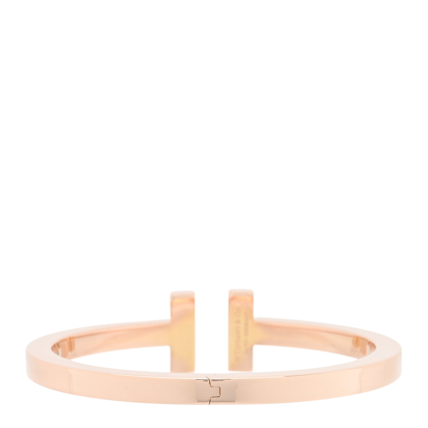 Tiffany 18K Rose Gold T Square Bracelet 2 of 3
