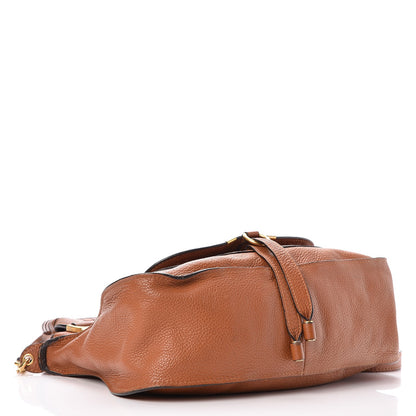 Chloe Calfskin Medium Marcie Satchel Tan 5 of 15