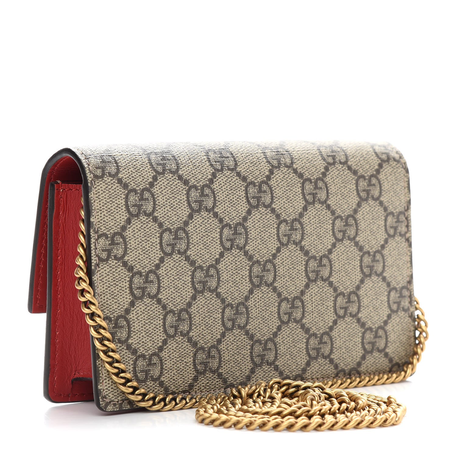 Gucci GG Supreme Monogram Mini Cherry Chain Bag 2 of 7