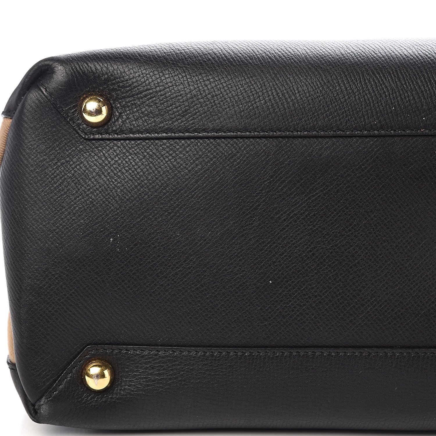 Burberry Grainy Calfskin House Check Large Banner Tote Black 16 of 18