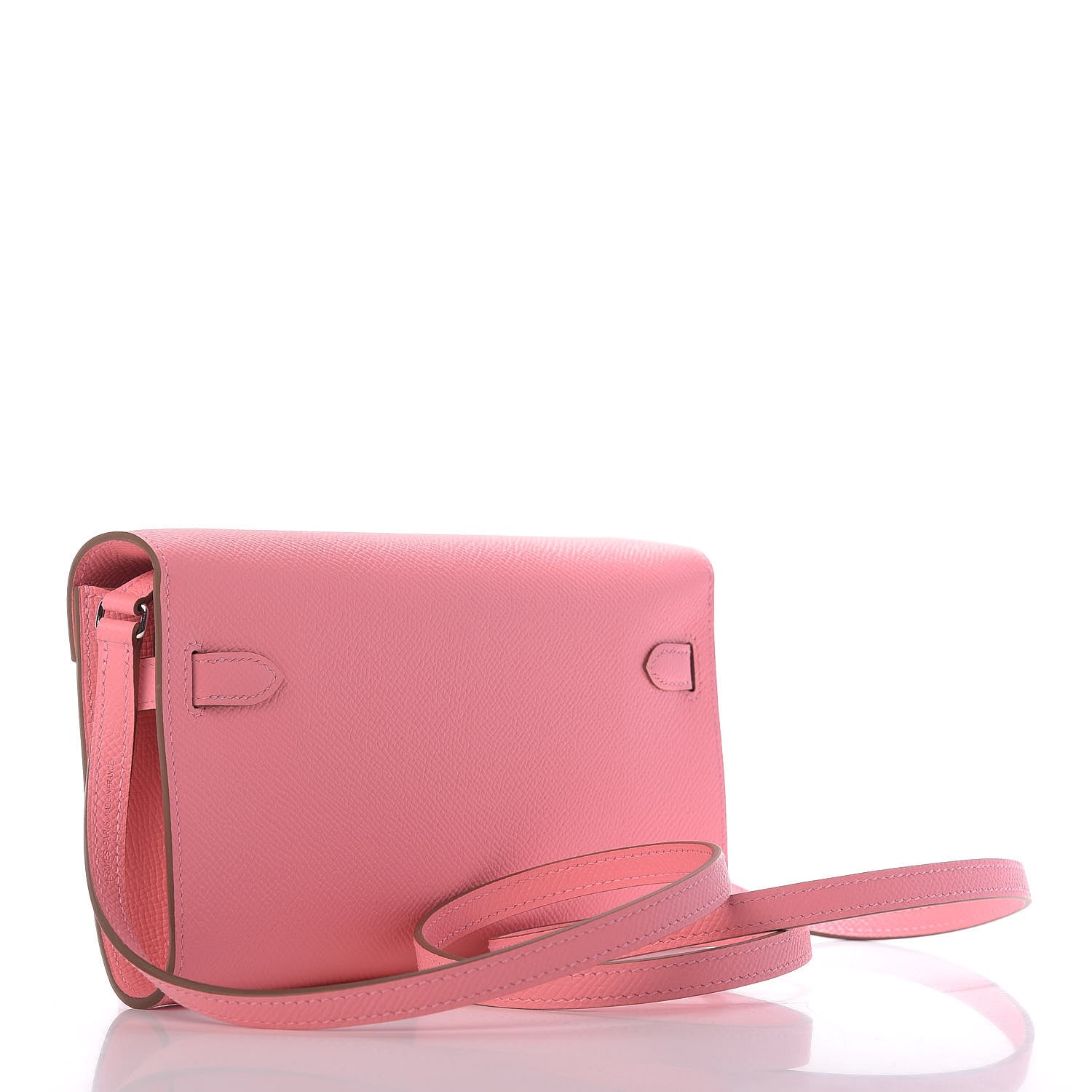 Hermes Epsom Kelly Wallet To Go Rose Confetti 3 of 9