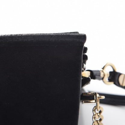 Chloe Suede Calfskin Medium Faye Shoulder Bag Black 13 of 14