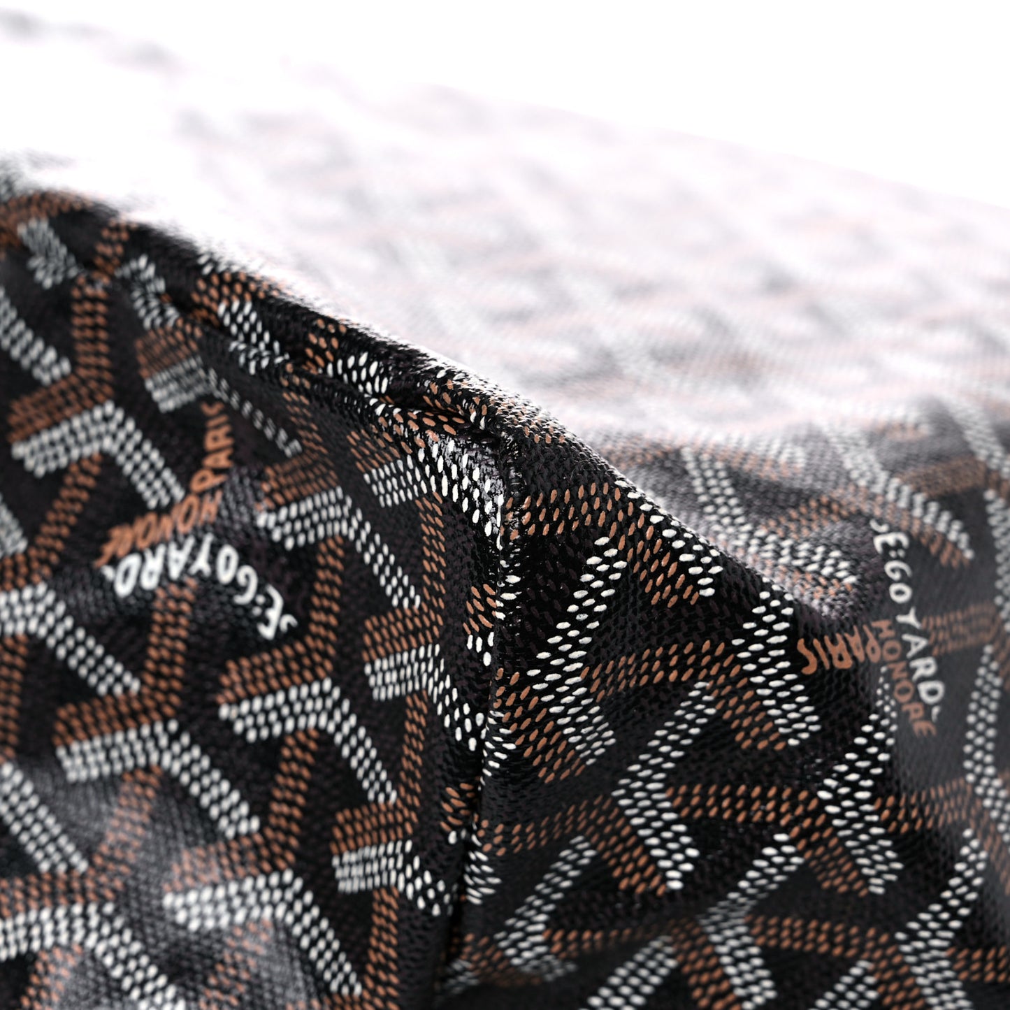 Goyardine Saint Louis GM Black Gold