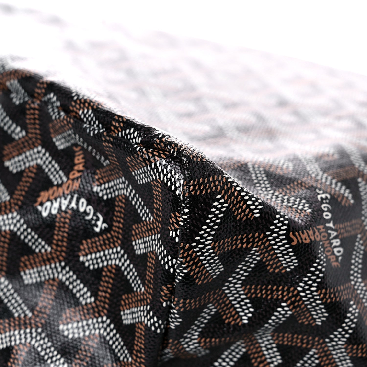 Goyard Goyardine Saint Louis GM Black Gold 10 of 13
