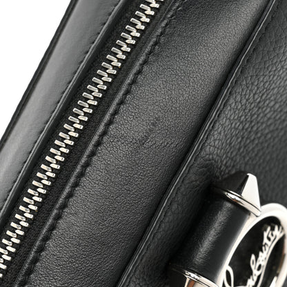 Christian Louboutin Empire Calfskin Mini Rubylou Crossbody Black Red 13 of 14