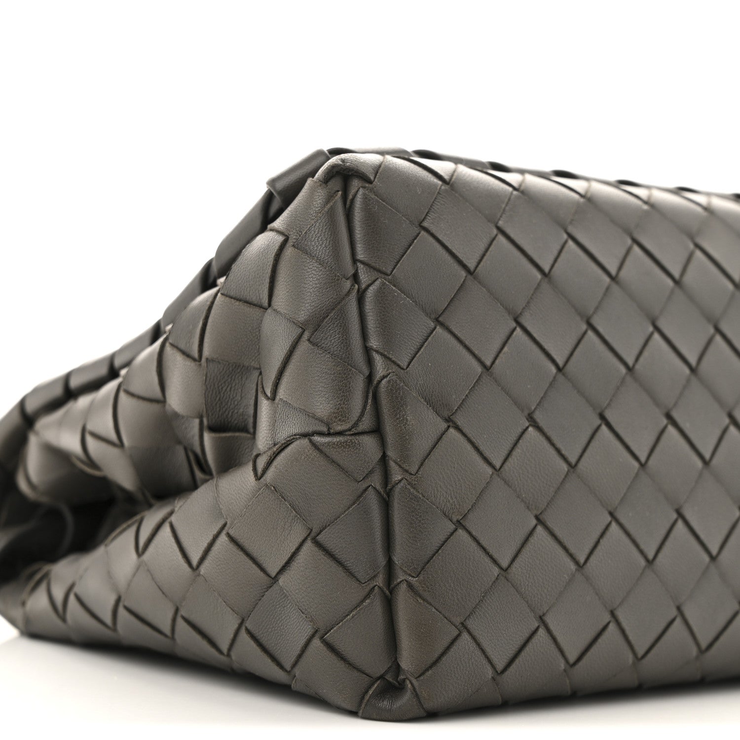 Bottega Veneta Nappa Intrecciato Crossbody Messenger Flap Light Grey 9 of 16
