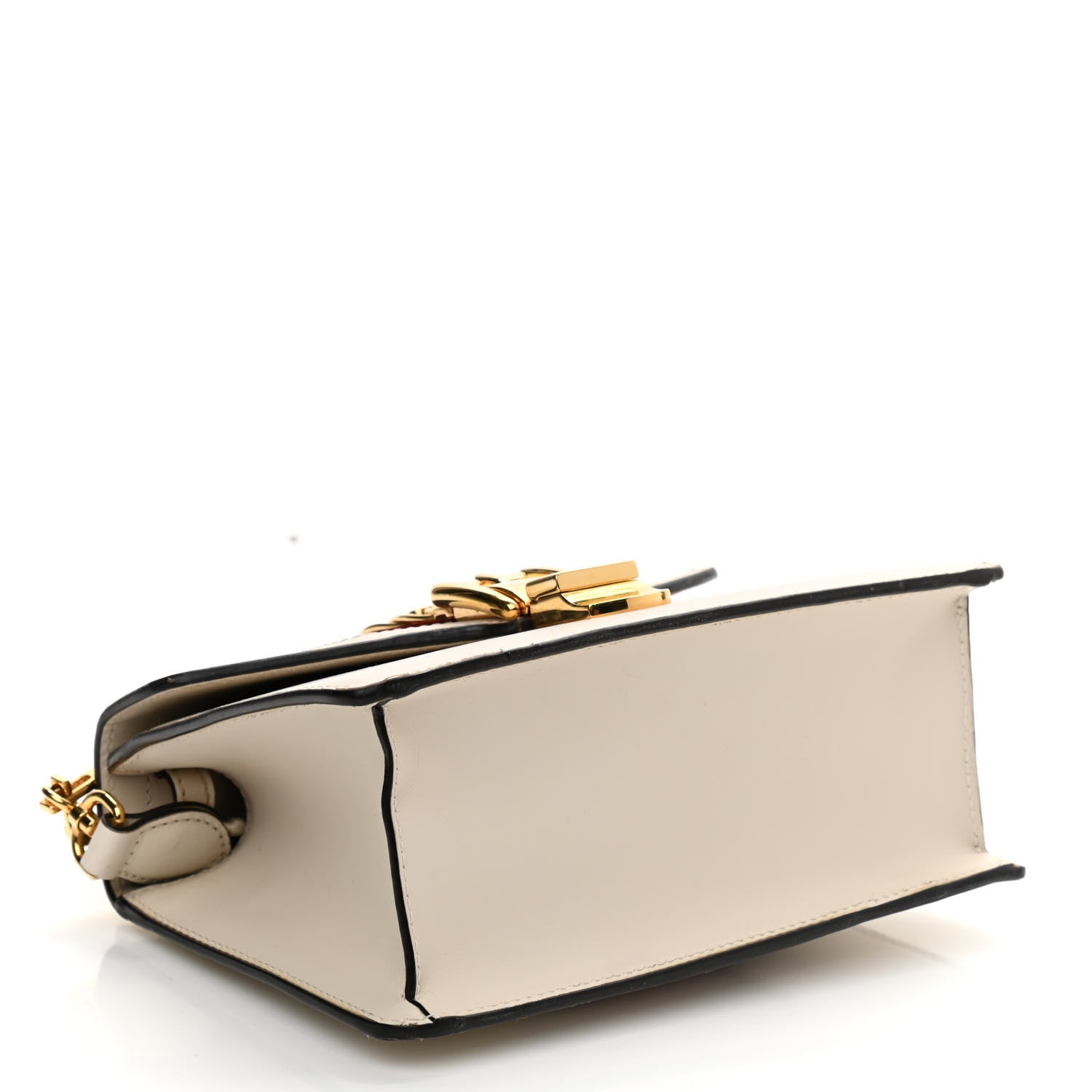 Gucci Calfskin Mini Sylvie Top Handle Bag White 4 of 19