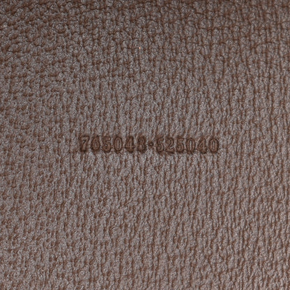 Gucci GG Supreme Monogram Textured Calfskin Small Ophidia Shoulder Tote Bag Beige Ebony New Acero 7 of 11