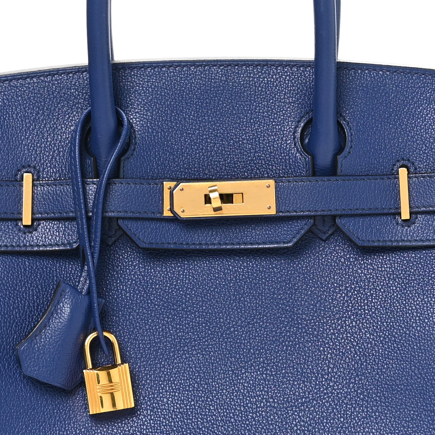 Taurillon Novillo Birkin 30 Bleu Saphir
