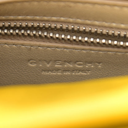 Givenchy Grained Calfskin Mini Horizon Satchel Yellow 5 of 13