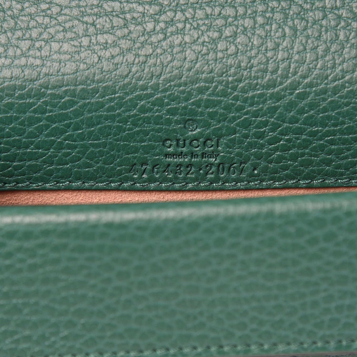 Gucci Calfskin Super Mini Dionysus Shoulder Bag Emerald 6 of 7