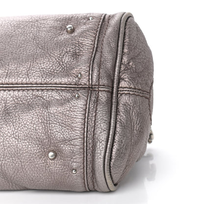 Chloe Metallic Calfskin Medium Paddington Satchel Silver 9 of 13