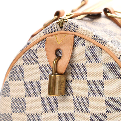 Louis Vuitton Damier Azur Speedy 30 16 of 19